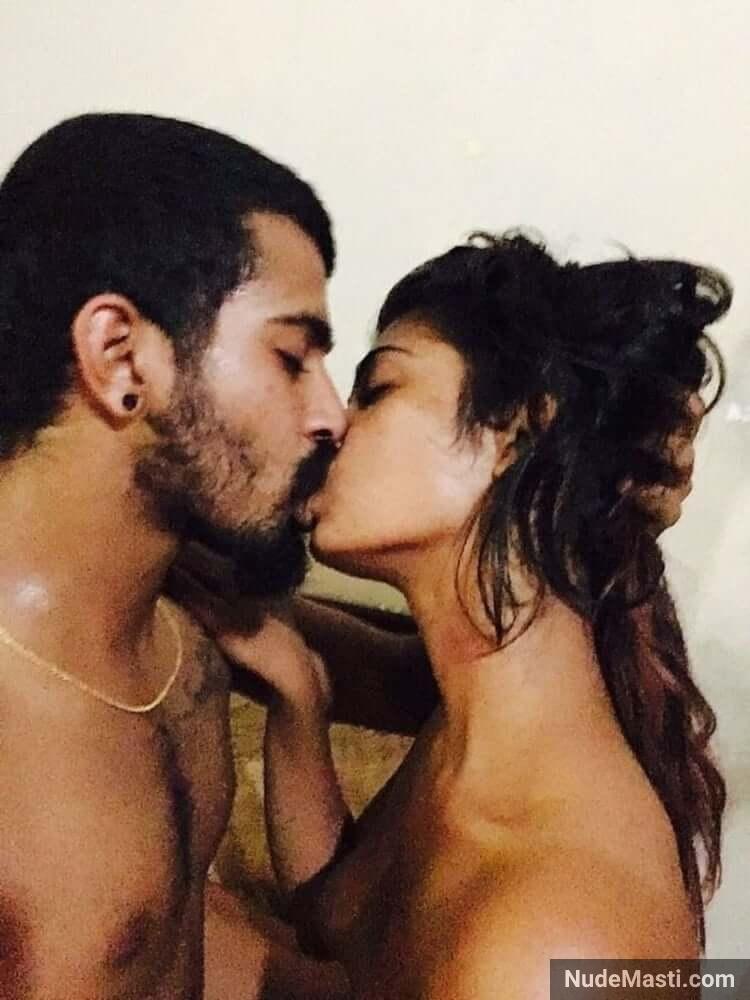 nude mumbai couple passionate kissing